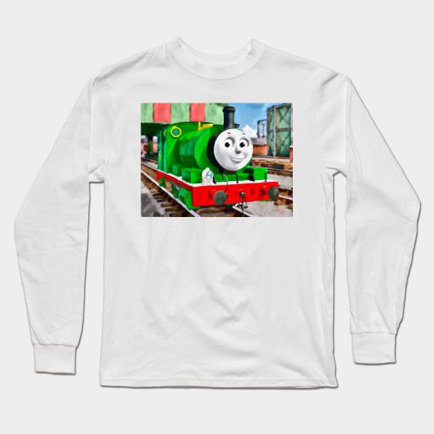 Thomas the tank engine Long Sleeve T-Shirt by jsart2020